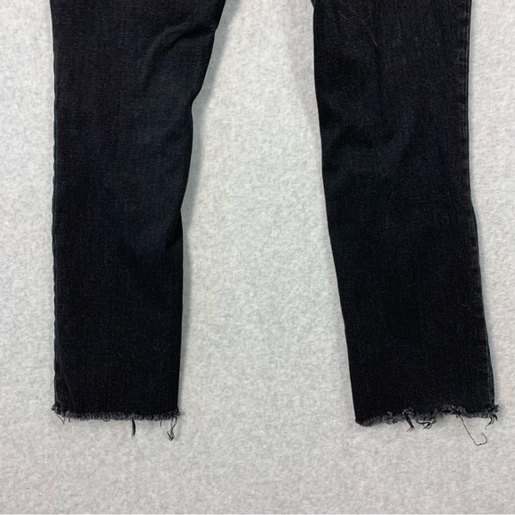 Abercrombie Fitch Womens Skinny High Rise Jeans Curve Love Size 6 (29x30) Black - Picture 6 of 12